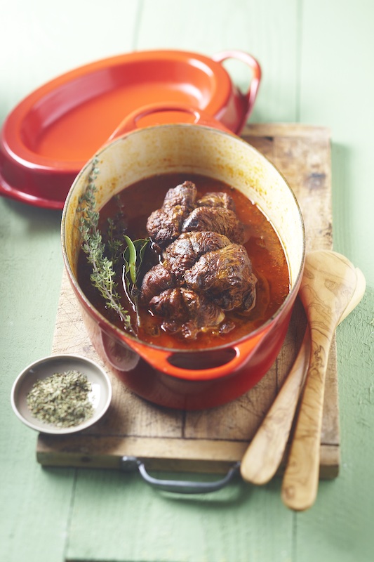 recette de Boeuf confit à la tomate