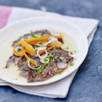 recette de Joue de boeuf façon carpaccio