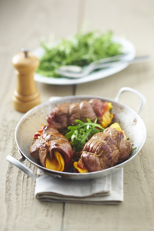 recette de Roulades de boeuf au jambon et fromage