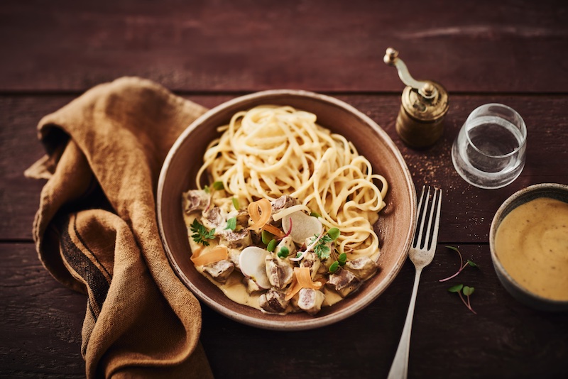 recette de Tagliatelles aux coeurs de boeuf