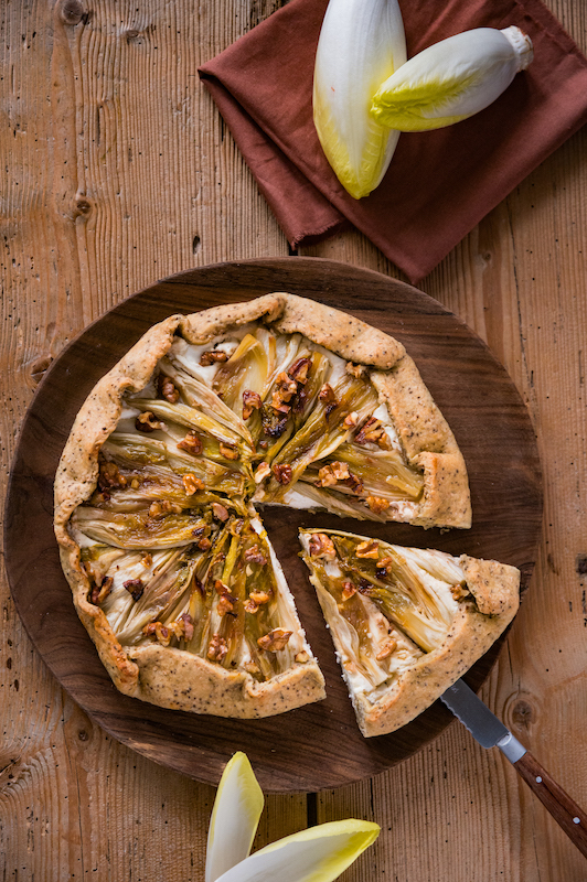 recette de Tarte rustique aux endives