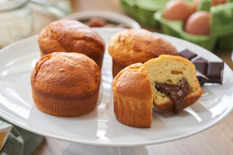 Muffins vanille-noisette