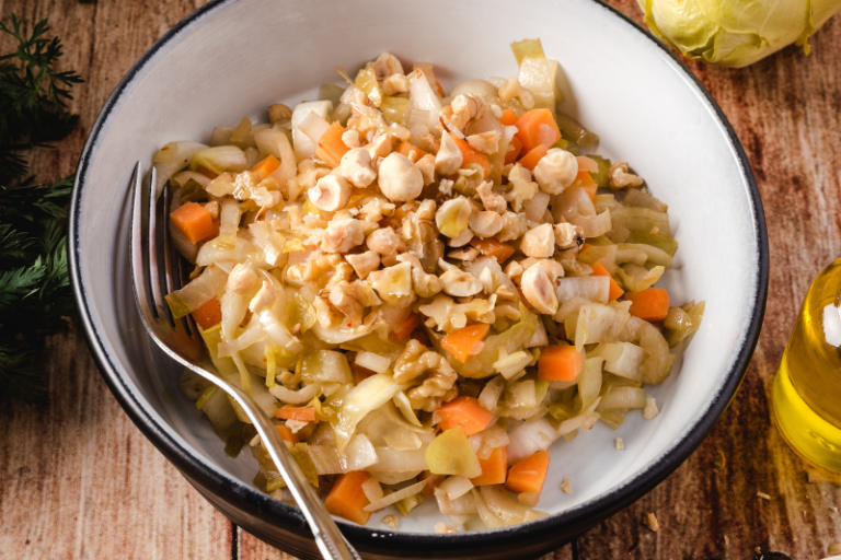 Wok d’endives aux carottes