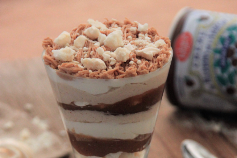 Verrines à la crème de marrons