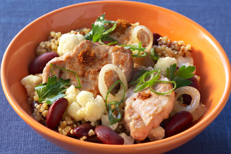 Wok de mignon de porc