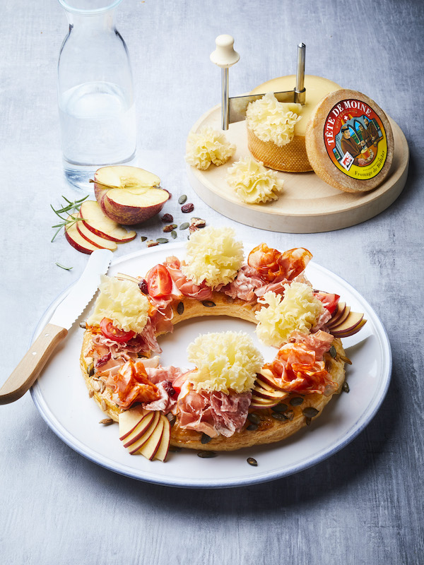 recette de Couronne apéritive à la Tête de Moine