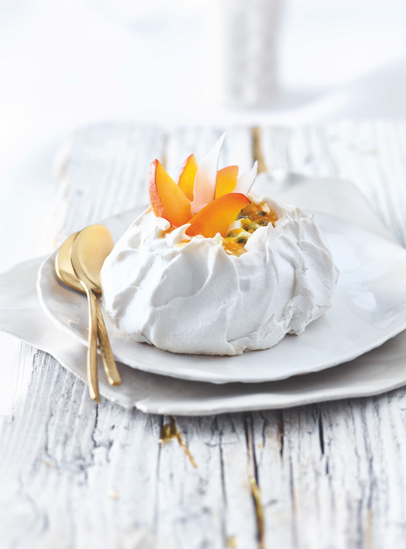 recette de Pavlova calisson passion