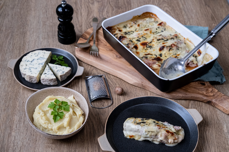 Gratin de chicons à la Fourme d’Ambert