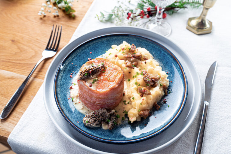 Tournedos de saumon de Norvège aux morilles