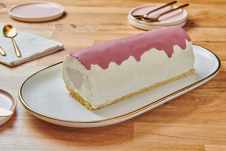 Bûche vanille et chocolat Ruby