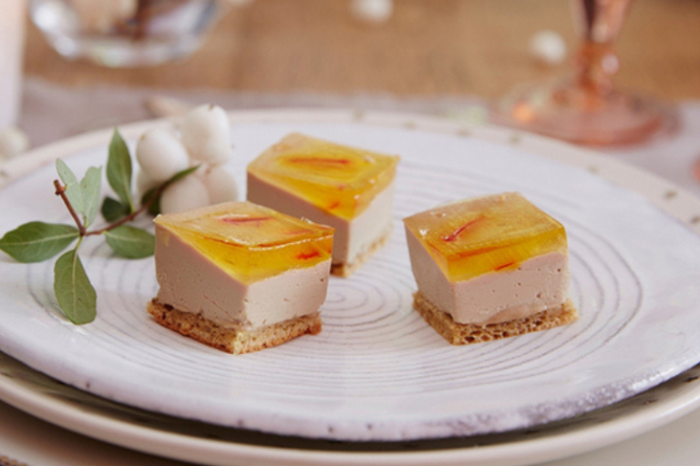 Cubes de foie gras au balsamique