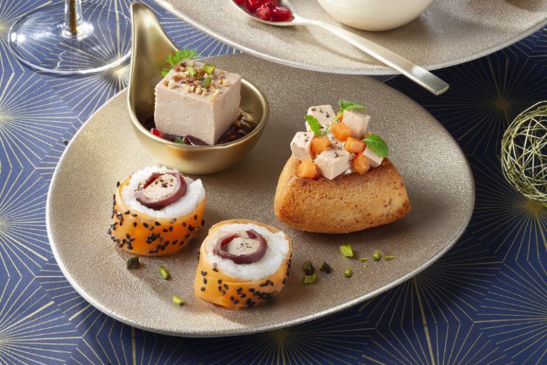 Bouchées festives au foie gras