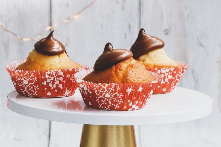 Muffins festifs au Nutella