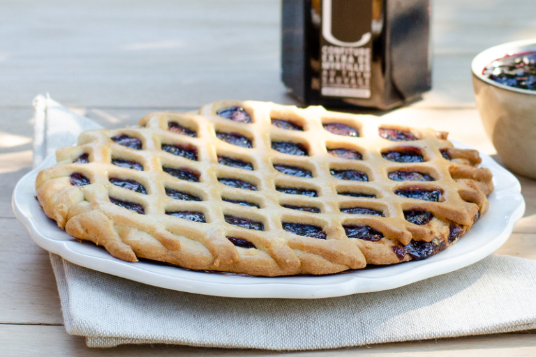 Tarte de montagne à la confiture de myrtille