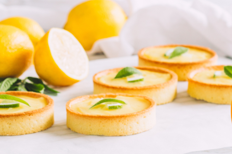 Tartelettes au citron et au sirop d'agave