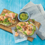 recette de Tartines briochées saumon-avocat
