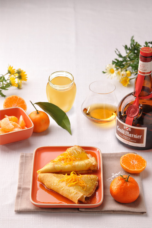 recette de Crêpes Suzette au miel de printemps