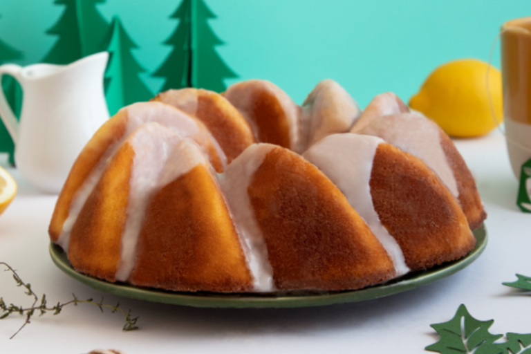 Bundt cake thym citron