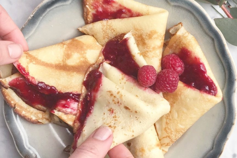 Les crêpes aux zestes d’orange