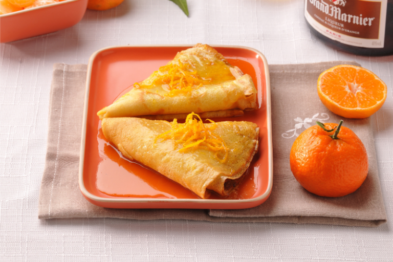 Crêpes Suzette au miel de printemps