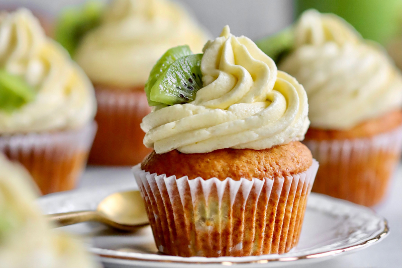 Cupcakes au kiwi