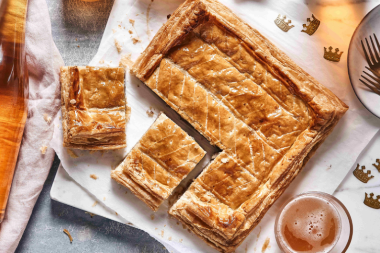 Galette des rois carrée à la frangipane