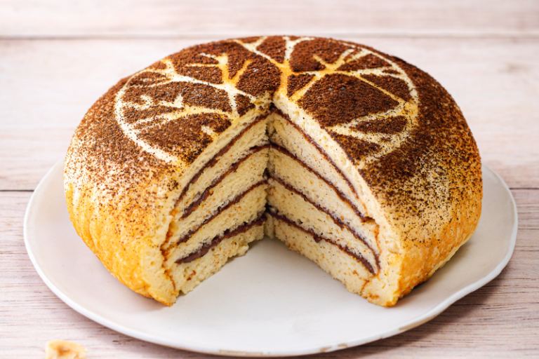 Gâteau de crêpes soufflées