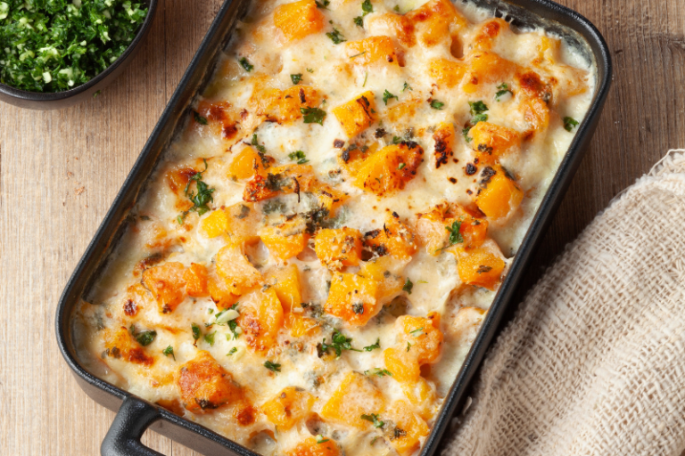 Gratin de courge en persillade