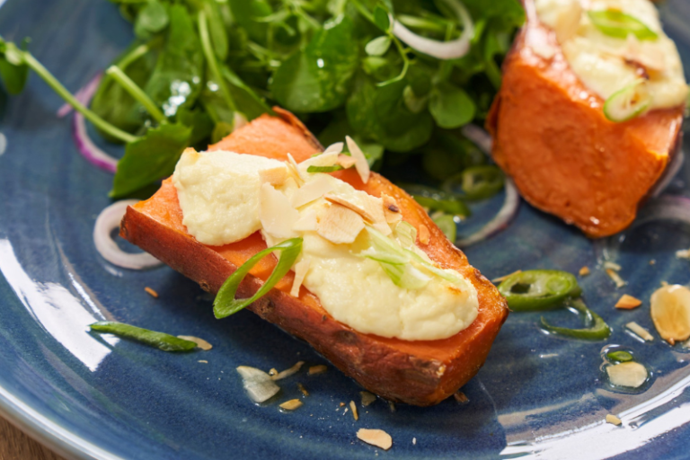 patates douces au fromage de brebis