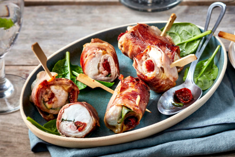 Saltimbocca de lapin aux tomates confites