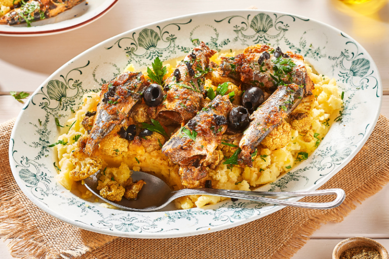 Sardines à la sauce harissa