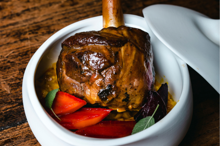 Souris d’agneau et risotto d’épeautre