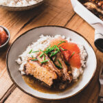 Porc croustillant au pamplemousse