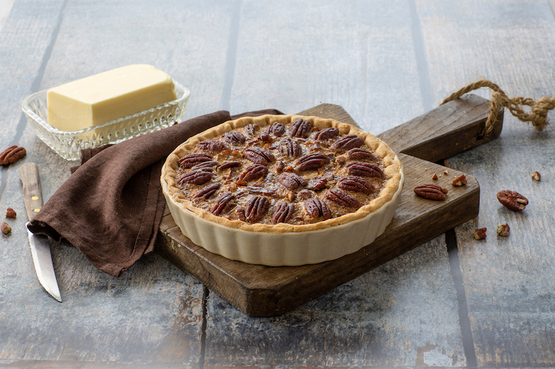 recette de Tarte aux noix de pécan-caramel