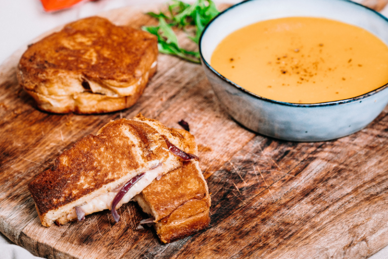 Brioche façon grilled cheese