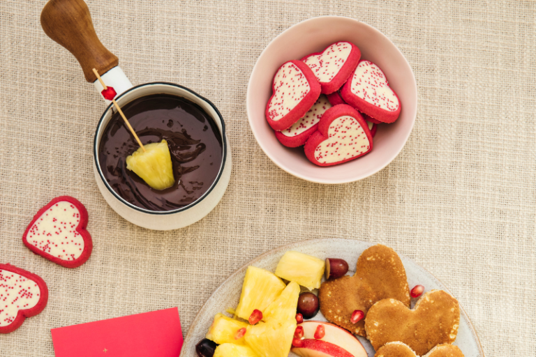 Fondue de chocolat aux fruits frais