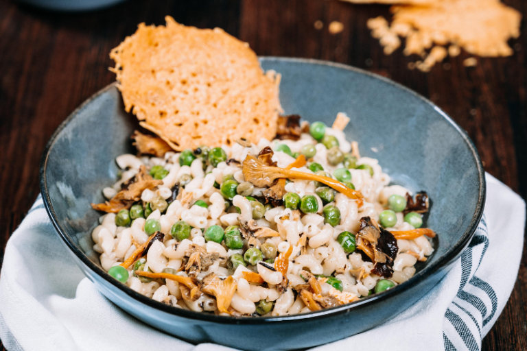 Risotto de pâtes aux petits pois