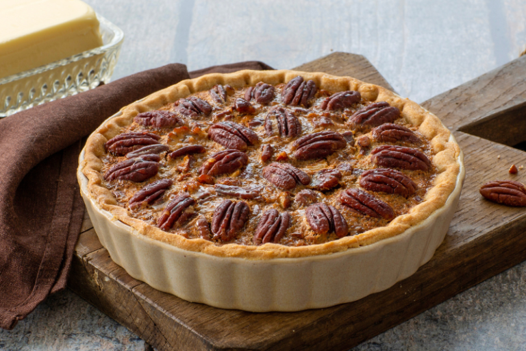 Tarte aux noix de pécan-caramel