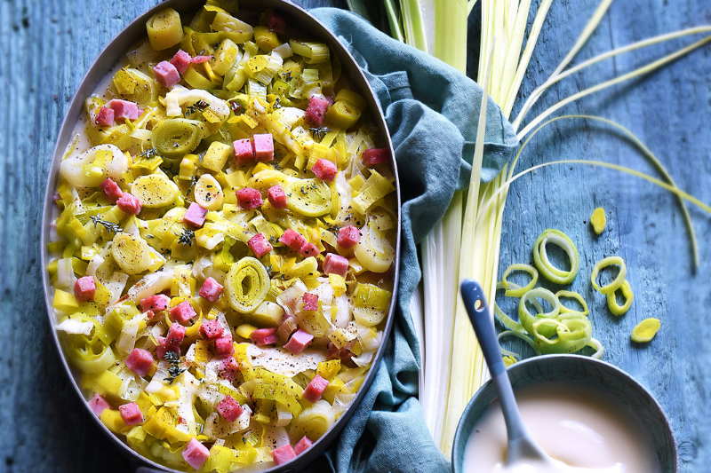 Tartiflette light à la Cancoillotte