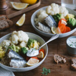 Légumes vapeur aux sardines