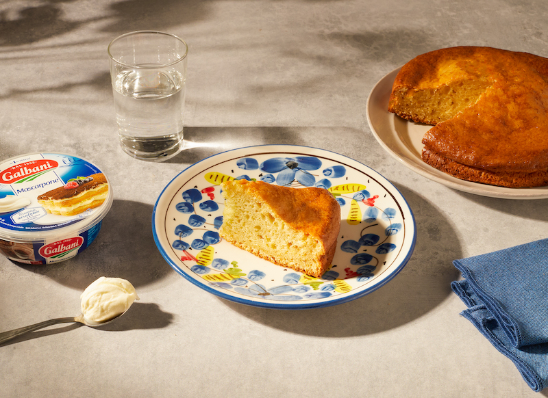 Gâteau au yaourt revisité au mascarpone Galbani - Kiss My Chef