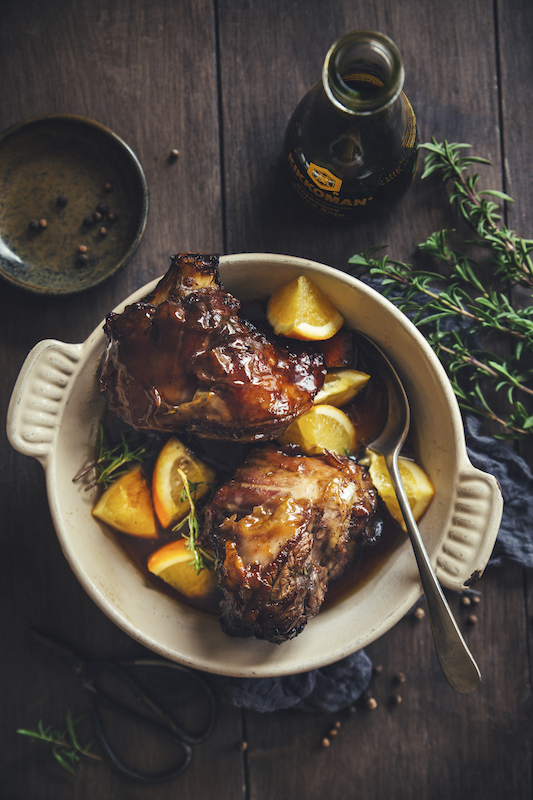 recette de Souris d’agneau aux épices et à l’orange