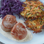 Médaillons de porc à la crème de moutarde
