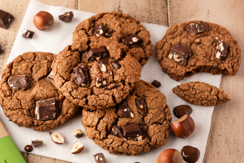 Cookies au chocolat Eclats de Noisettes