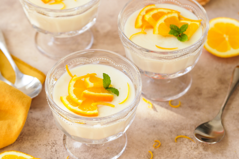 Flans libanais à la fleur d’oranger