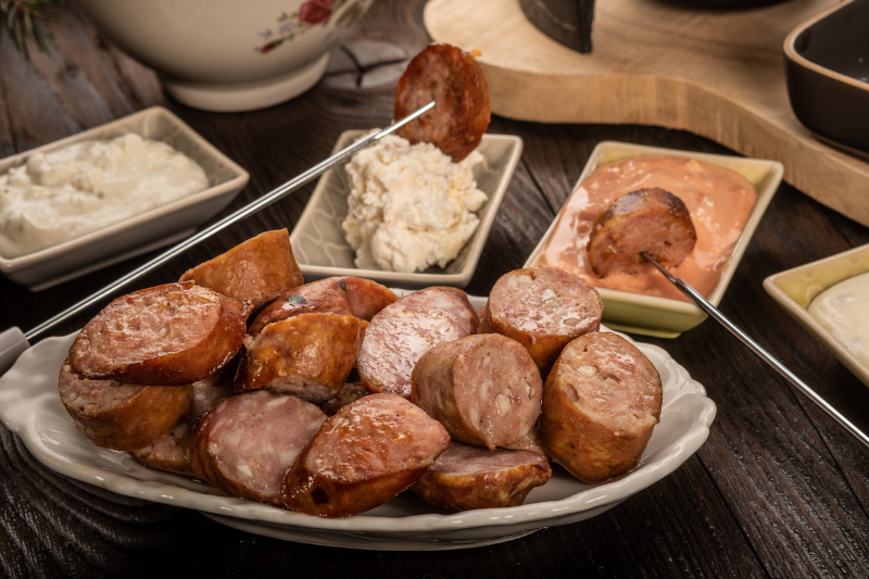 Fondue de Montbéliard aux 4 saveurs