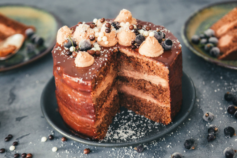 layer cake au chocolat et coco