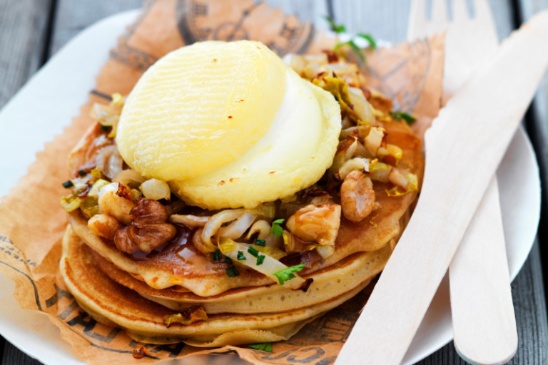 Pancakes à la Rigotte de Condrieu