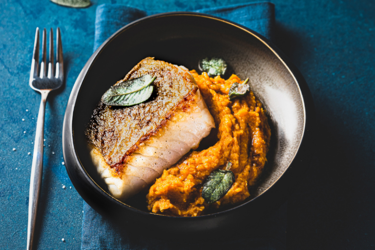 Skrei de Norvège au beurre de sauge