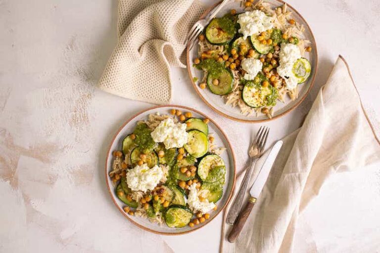 Orzo aux courgettes